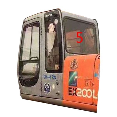 4457180 HITACHI Excavator Glass Cab Window خفف من الزجاج الخلفي الوضع الجانبي NO.5