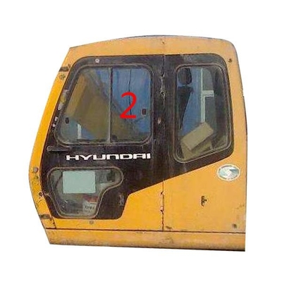 R130-5 R-5 Excavator Door Window استبدال موضع الجانب الأيسر المستقيم رقم 2