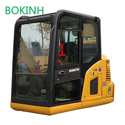 PC60-8 PC70-8 KOMATSU زجاج الكابينة الجانب الأيسر الوضع المائل رقم 1 5 مم سميكة