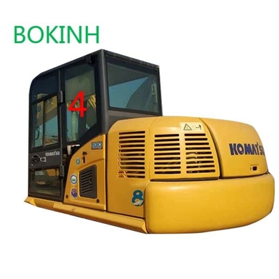 PC60-8 PC70-8 KOMATSU زجاج الكابينة الخلفي الجانب الأيسر الوضع NO.4 مقاومة للحرارة