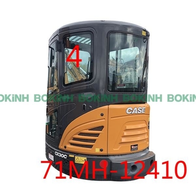 71MH-12410 Hyundai زجاج أمامي نافذة باب يسار الموضع الخلفي رقم 4 زجاج مقسّى