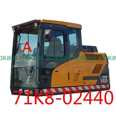 71K8-02440 HYUNDAI زجاج أمامي فوق وضع A حفارة نافذة الكابينة خفف