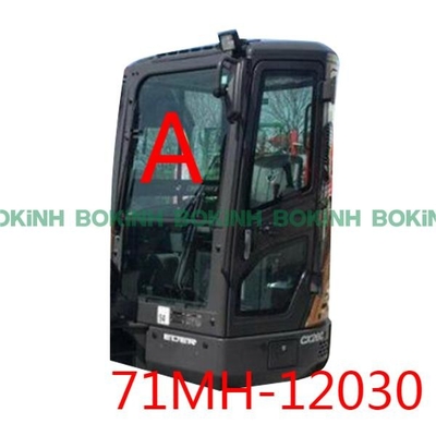 71MH-12030 HYUNDAI Excavator Cab زجاج أمامي علوي زجاجي مقوى بسمك 5 مم