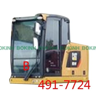 491-7724 CATERPILLAR Excavator Window Glass Front Down B خفف من الزجاج