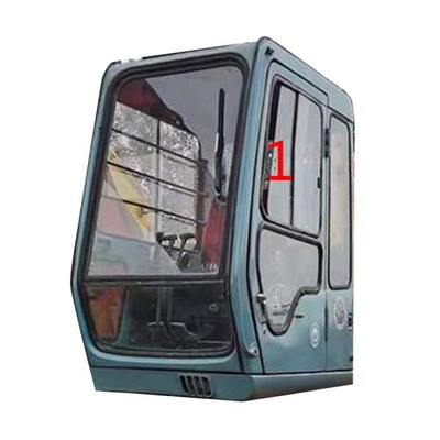 AT154426 HITACHI Excavator Cab Window زجاج مقسى يسار مائل موضع جانبي رقم 1