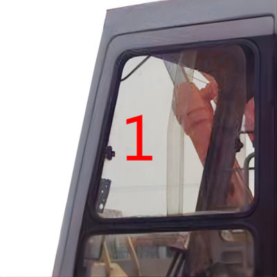 4457173 HITACHI Excavator Glass Cab Window يسار مائل موضع جانبي NO.1 زجاج مقسى