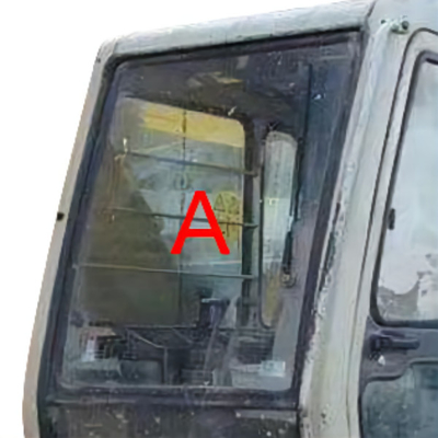 استبدال الزجاج الأمامي لـ KATO Glass Excavator Mini Digger
