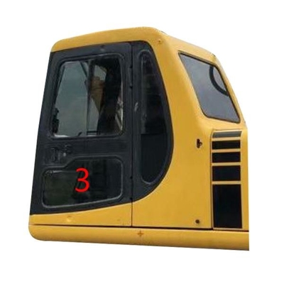 ISO Excavator Cabin KOMATSU كابينة زجاجية باب يسار موضع سفلي رقم 3