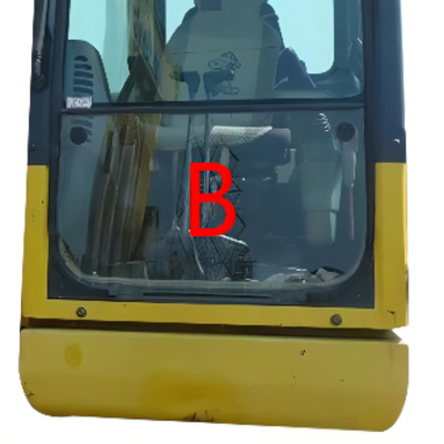 استبدال الزجاج الأمامي للأسفل Komatsu Excavator Glass حفار الزجاج