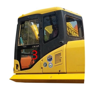 OEM KOMATSU كابينة زجاجية باب يسار موضع سفلي رقم 3 استبدال نافذة الحفار