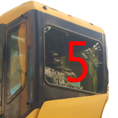520 ملم زجاج كابينة KOMATSU واسعة حفارة الزجاج الجانب الخلفي الزجاج المقسى المنحني