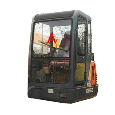 DAEWOO DH55 Excavator Cab Glass Front Up Position A 5mm سميكة