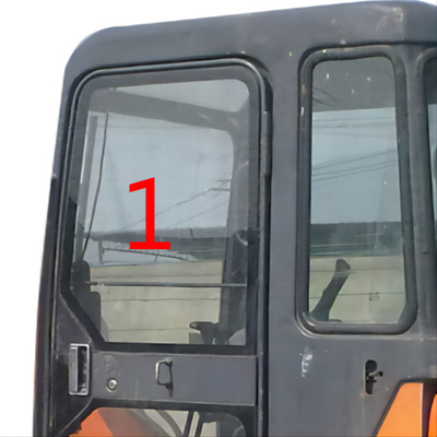 الجانب الأيسر من الزجاج الأمامي لحفارة فولفو DAEWOO DH55 بسمك 5 مم