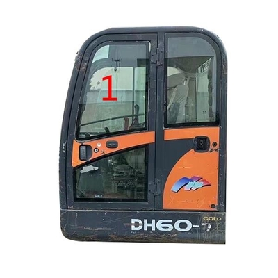 الطاقة الشمسية 55V-WV DH60-7 الزجاج الأمامي الزجاج المقسى موقف الجانب الأيسر رقم 1 DOOSAN