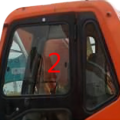 DH215-9 DOOSAN Glass Green Left Straight Side Position رقم 2