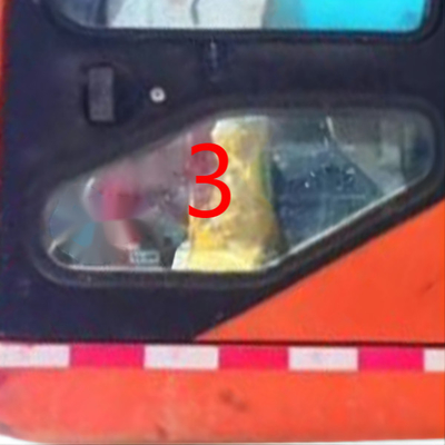 DX225LC-7 DX150LC-7 DOOSAN Glass 5mm حفارة الزجاج الأمامي الأيسر الباب السفلي الموضع رقم 3