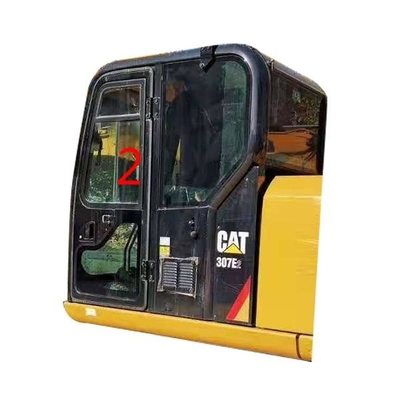 E307E CAT307E حفارة استبدال نافذة الباب CATERPILLAR الجانب الأيسر مستقيم الموقف رقم 2