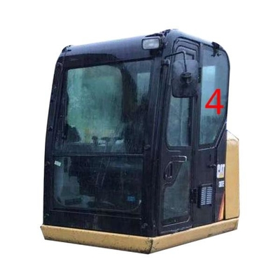 CAT307E E307E حفارة زجاج النافذة CATERPILLAR الكابينة اليسار الباب الخلفي الموضع رقم 4