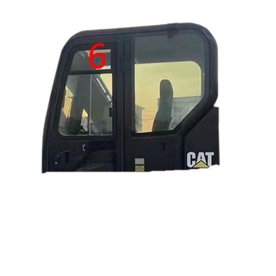 استبدال زجاج CATERPILLAR Mini Digger الزجاج الأمامي المقسى للباب الأيسر الموضع العلوي رقم 6