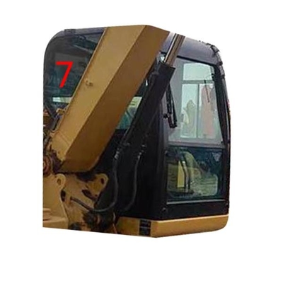 الجانب الأيمن CATERPILLAR Cab Glass White Digger Window استبدال