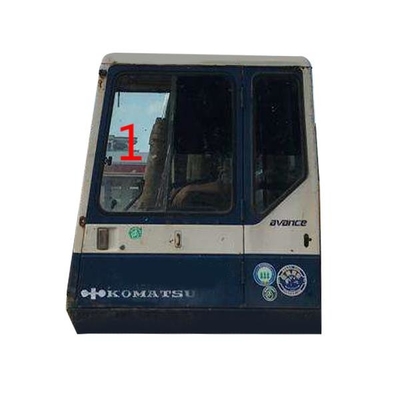 قوة عالية التأثير KOMATSU استبدال نافذة زجاج الكابينة اليسرى حفارة