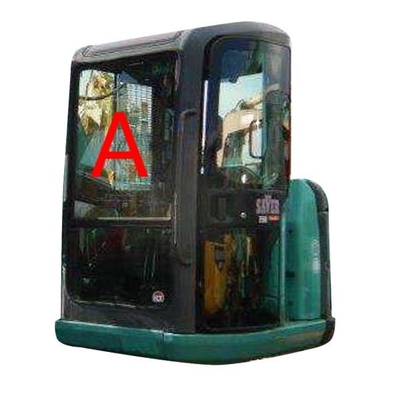 CE KOBELCO Excavator Glass Front Up Digger Window استبدال