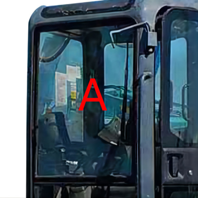 CE KOBELCO Excavator Glass Front Up Digger Window استبدال