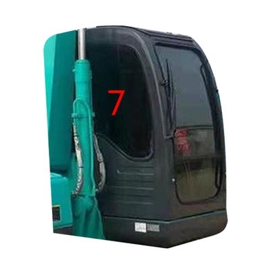 KOBELCO Excavator Cabin Digger Glass استبدال الزجاج الأمامي الزجاج المقسى الكبير