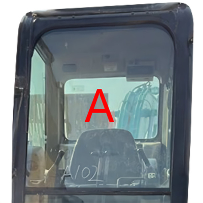 E320C E320D CATERPILLAR زجاج الكابينة وضع أمامي لأعلى حاجب أمامي مقسّى