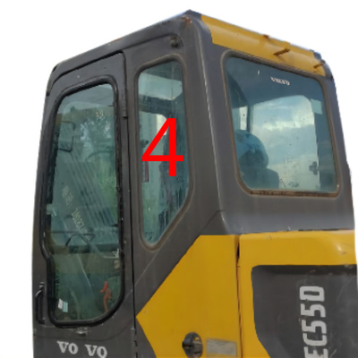 EW55C VOLVO Windshield Window Glass Left Door الخلفي الموضع رقم 4