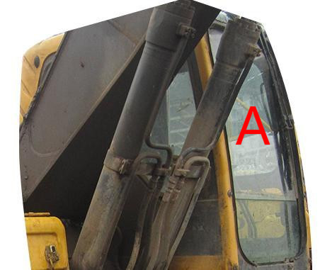 EC210B EC360B فولفو آلة بناء الزجاج الأمامي المقصورة الأمامية
