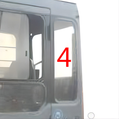 DOT HITACHI Excavator Glass Left Door الخلفية رقم 4