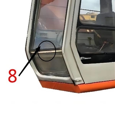 EX-1 EX120-1 EX200-1 هيتاشي حفار زجاج الجانب الأيمن رقم 8 زجاج مقسى