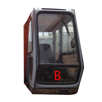 استبدال نافذة زجاج أمامي أبيض HITACHI Excavator