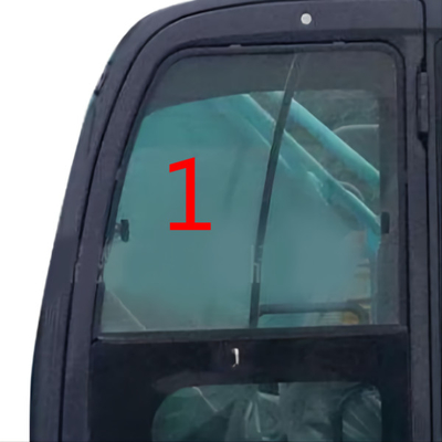SK-6 SK-8 SK230-6 KOBELCO حفارة الزجاج المقسى الأيسر المائل الموقف رقم 1