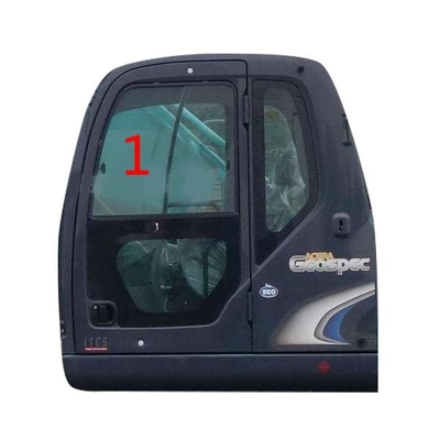 SK-6 SK-8 SK230-6 KOBELCO حفارة الزجاج المقسى الأيسر المائل الموقف رقم 1