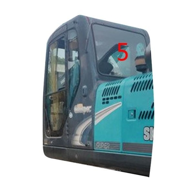 SK-6 SK-8 SK230-6 KOBELCO Excavator Glass Left Door Back Side Position NO.5 الزجاج الأمامي الزجاج المقسى