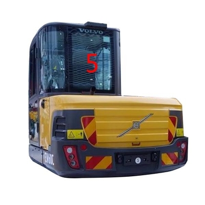 استبدال الزجاج الأخضر EW60C VOLVO Excavator Back Side NO.5 FCC