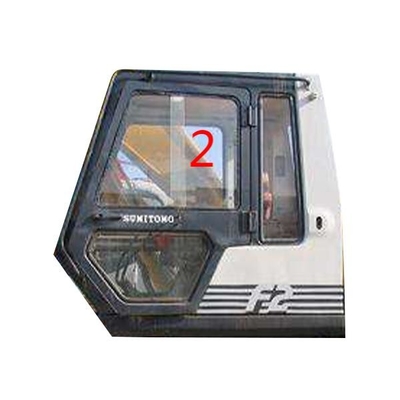 استبدال الزجاج الأمامي للباب الأيسر SUMITOMO SH280 S280