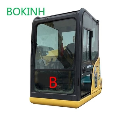 PC70-8 الجبهة أسفل كوماتسو حفارة استبدال الزجاج خفف موقف ب الزجاج