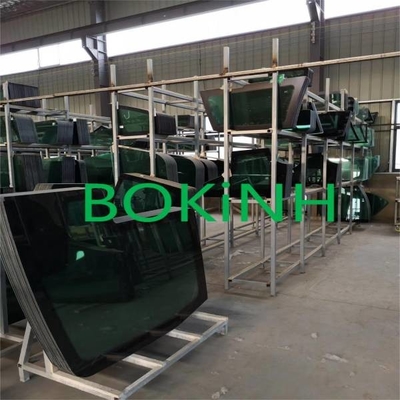 71Q6-02710 HYUNDAI Excavator Cab الزجاج الأمامي الزجاجي السفلي الموضع B حاجب الريح