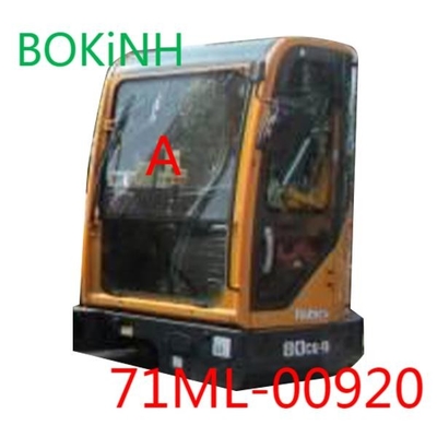 71ML-00920 HYUNDAI الجزء العلوي من الكابينة الزجاجية الأمامية A زجاج مقسّى