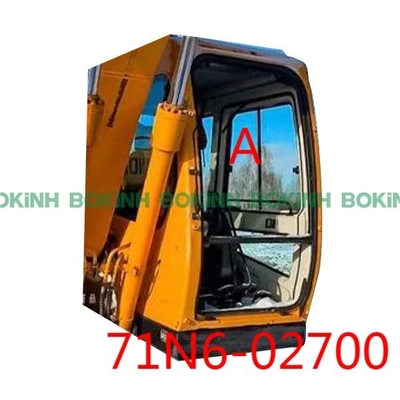 71N6-02700 HYUNDAI Front Glass 797mm Wide Excavator Cab الموضع العلوي A