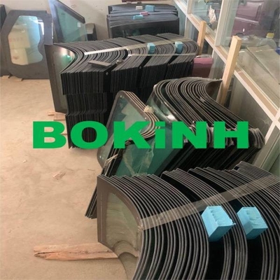 4369657 HITACHI Excavator Glass Window الباب الأيسر ، الموضع السفلي رقم 3