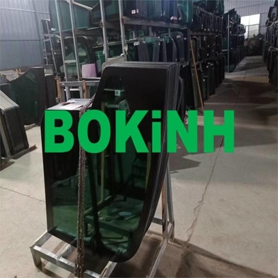 71EH-10860 HYUNDAI الزجاج الأمامي أسفل الوضع B حفارة نافذة الكابينة مقسى