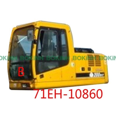 71EH-10860 HYUNDAI الزجاج الأمامي أسفل الوضع B حفارة نافذة الكابينة مقسى